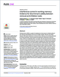 Rey-Mermet et al. - 2020 - Interference control in working memory Evidence f